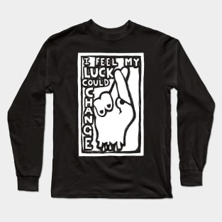 Lucky - Radiohead Illustrated Lyrics - Inverted. Long Sleeve T-Shirt